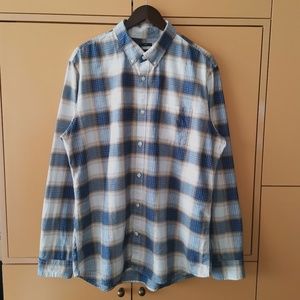 GAP FACTORY SLIM FIT BUTTON-DOWN SHIRT  - (XL)